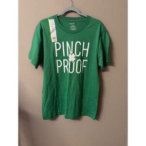 Celebrate It Green Pinch Proof St Patricks Day Adult Tee LG